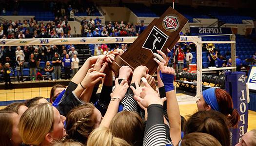 University of Nebraska at Kearney 2017 MIAA volleyball champions